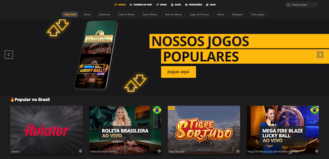 Código promocional da blaze